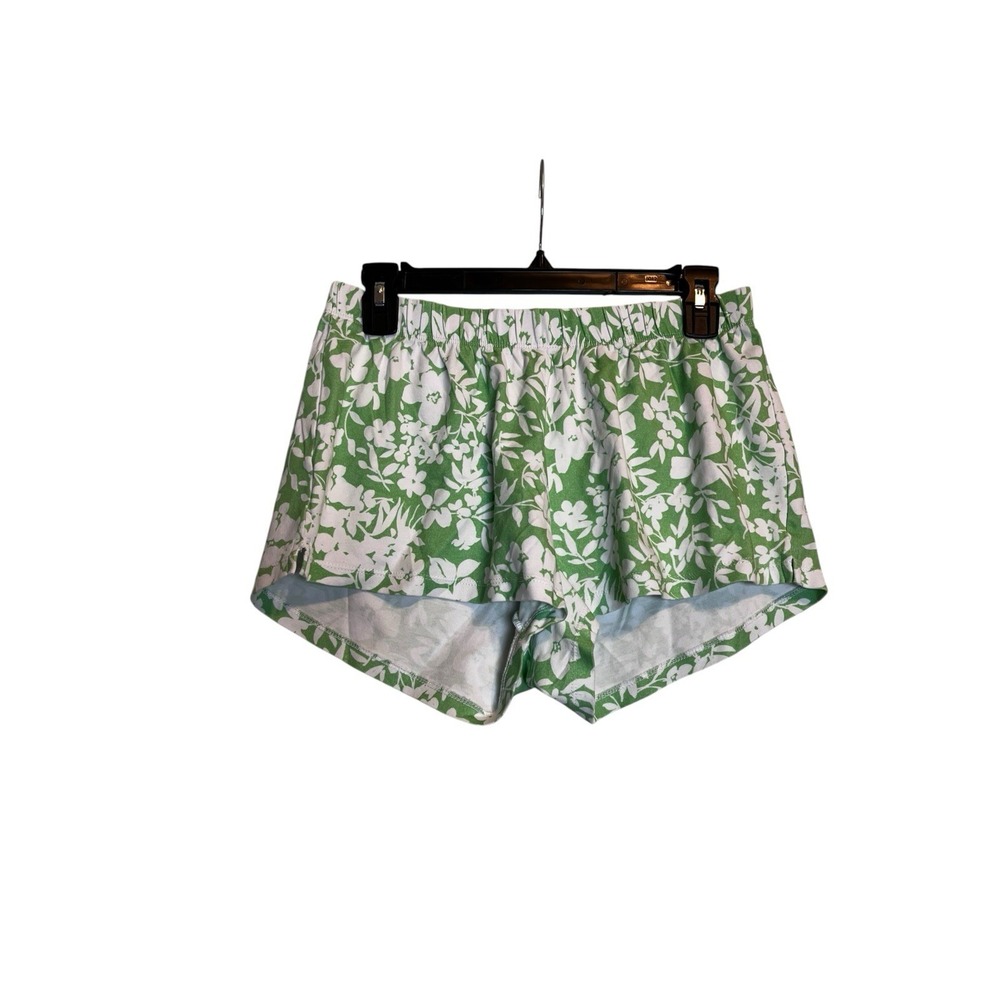 Lake Pimano Short Set Pajama S Green Floral Print - Picture 4 of 8